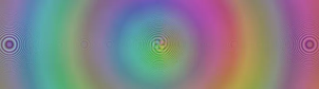 32:9 Super Ultrawide | 60fps Morphing Turquoise Spiral Screensaver - Rose VJ Loop