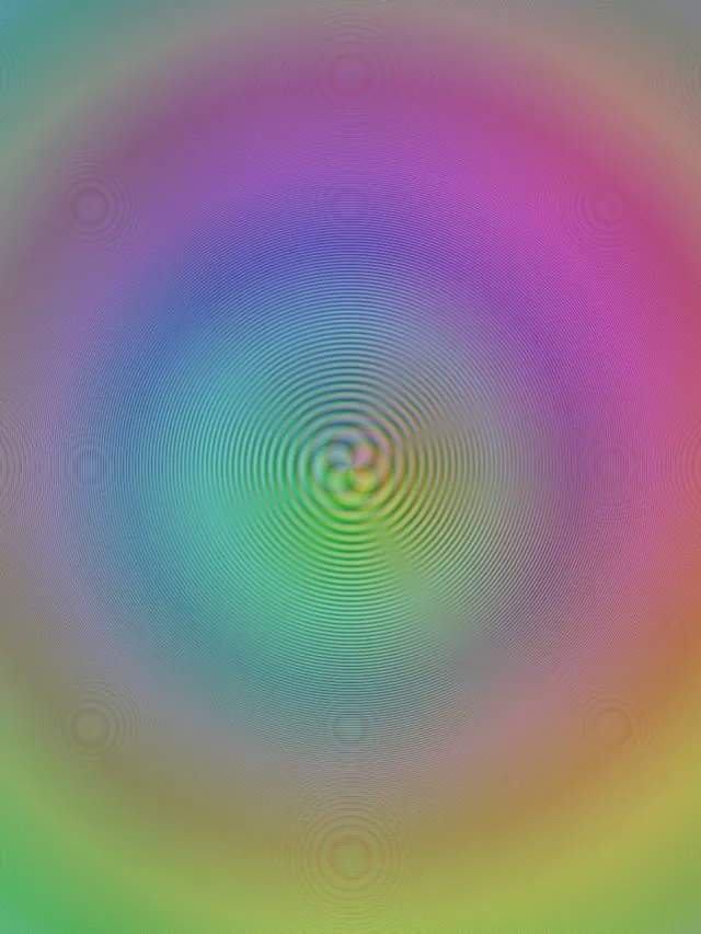 3:4 iPad Portrait | 60fps Pulsing Magenta Pink Spiral Screensaver - Gold Motion Background