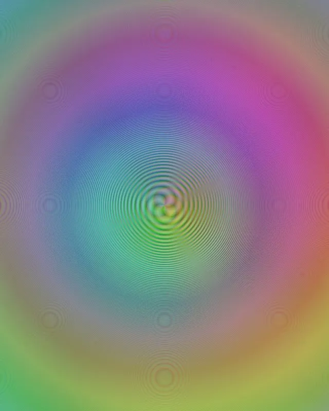 4:5 Instagram | 60fps Pulsating Magenta Fractal Screensaver - Gold Cyan Live Wallpaper