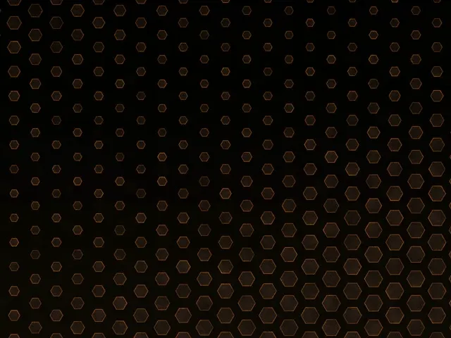 4:3 Classic | Bronze Honeycomb Cells Rotating 60fps Screensaver VJ Animation