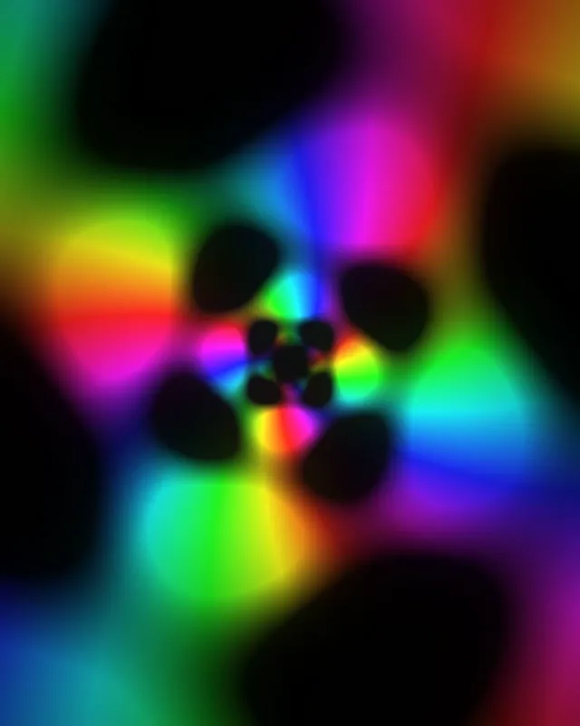 4:5 Instagram 60fps Neon Kaleidoscope Screensaver Background Edits Rainbow