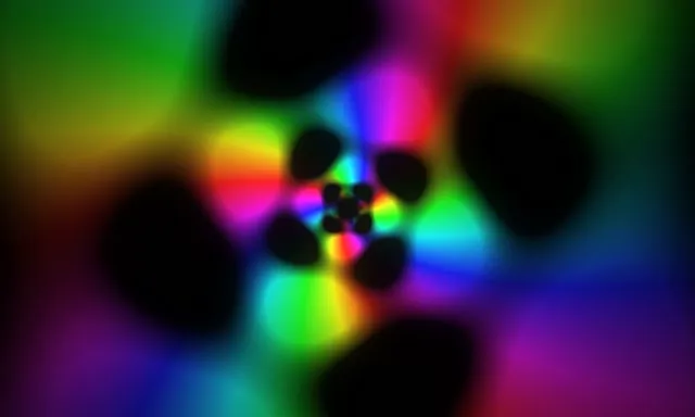 5:3 Wide 60fps Neon Kaleidoscope Screensaver Motion Background Psychedelic