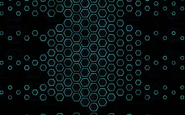 16:10 MacBook 60fps Screensaver Neon Tunnel VJ Animation Hexagon Glow