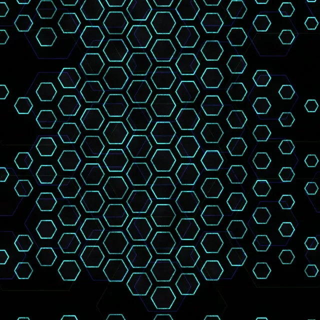 1:1 Square 60fps Screensaver Neon Tunnel Live Wallpaper Cyan Geometric