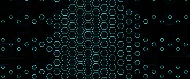 2.39:1 Cinemascope 60fps Screensaver Neon Tunnel Live Wallpaper Cyan
