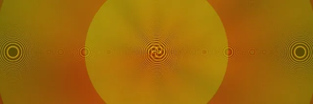 3:1 Triple Wide 60FPS Screensaver | Concentric Circles Spiral Live Wallpaper
