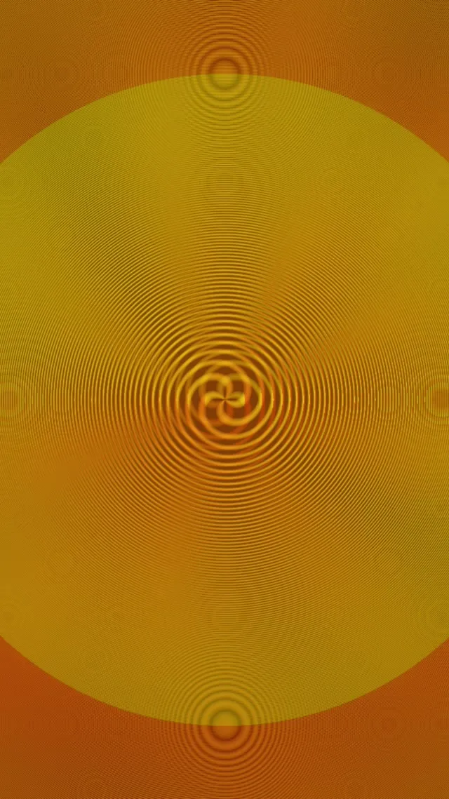 9:16 Reels 60FPS Screensaver | Concentric Spiral Live Wallpaper Gold