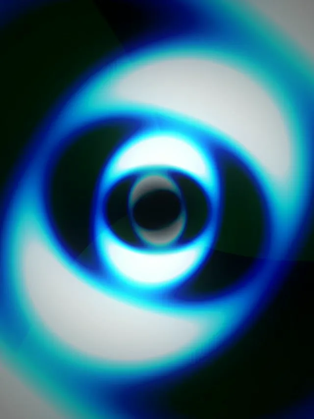 3:4 iPad Portrait 60fps Screensaver | Blue Vortex Motion VJ Loop