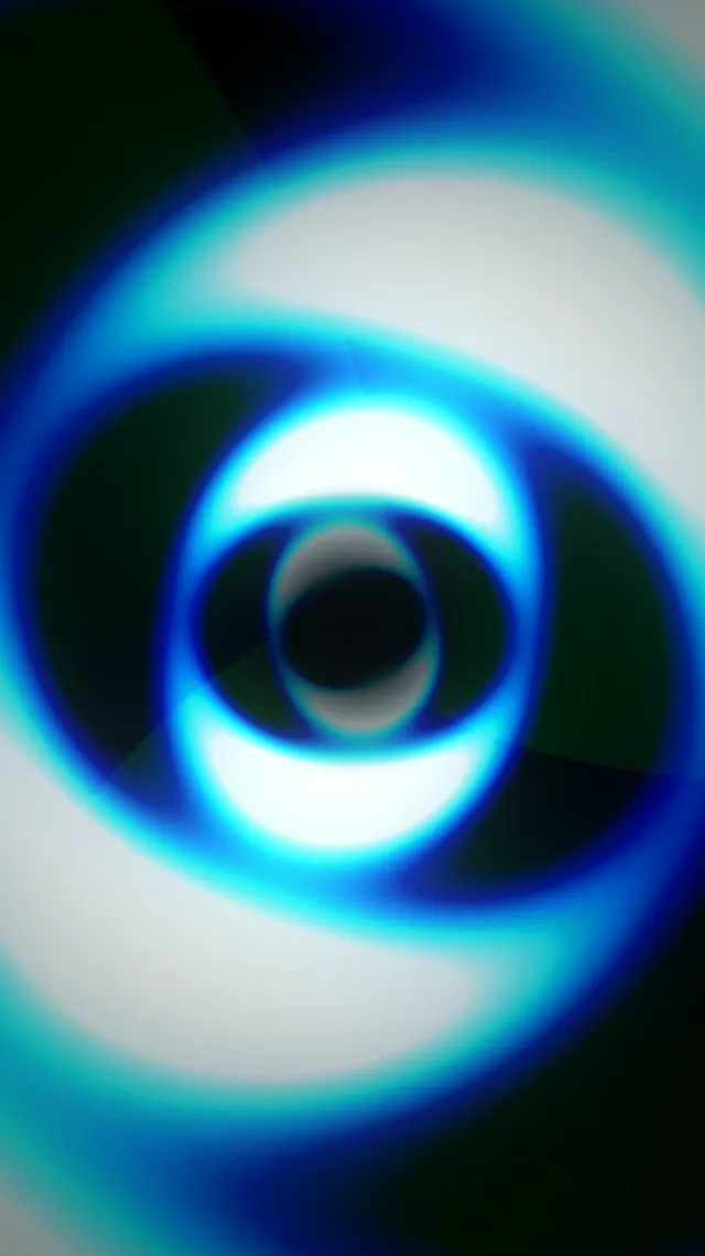 9:16 Reels 60fps Screensaver | Neon Vortex Live Wallpaper Blue Spiral