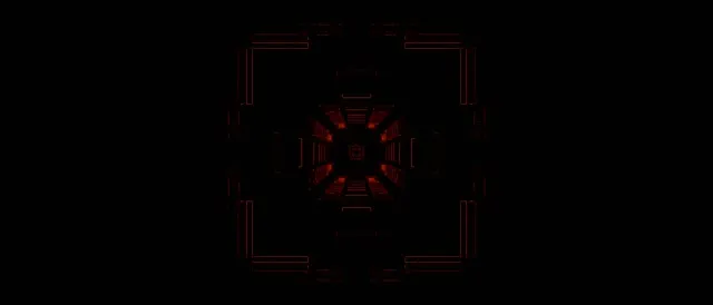 21:9 ultrawide neon tunnel 60fps screensaver red symmetrical vj animation