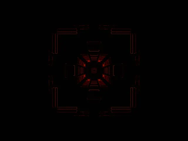 4:3 classic neon tunnel 60fps screensaver red tunnel live wallpaper