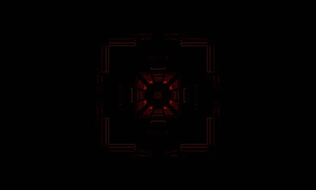 5:3 wide neon tunnel 60fps screensaver red diamond vj loop live wallpaper