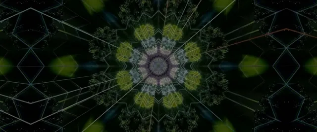 Neon Tunnel Kaleidoscope Vortex 60fps Screensaver 2.39:1 Cinemascope