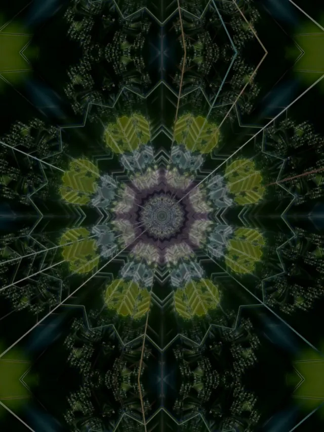 Neon Tunnel Geometric Vortex 3:4 iPad Portrait 60fps Screensaver