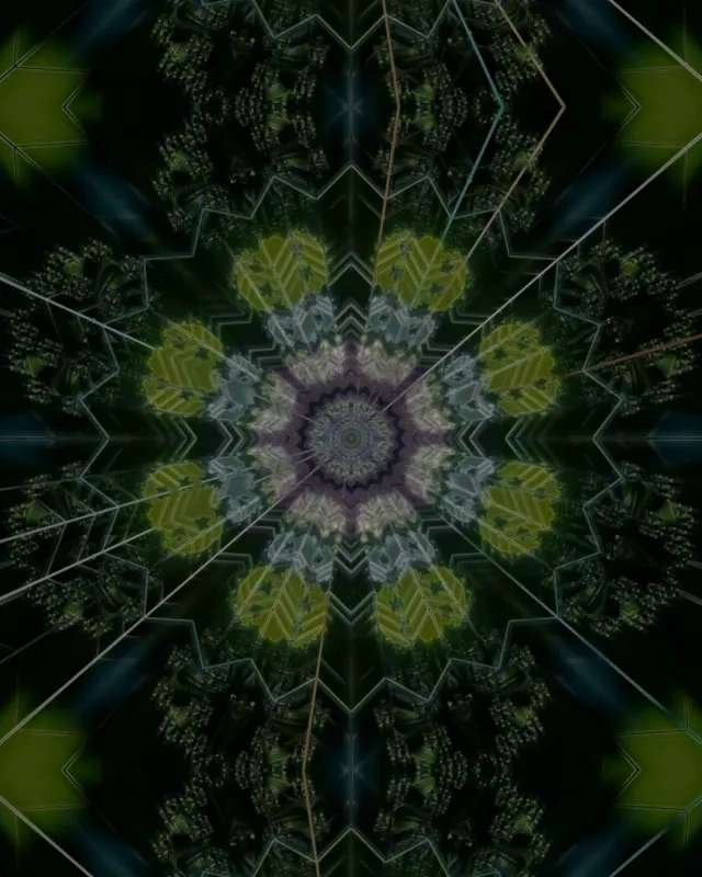 Neon Tunnel VJ Loop 4:5 Instagram 60fps Screensaver Kaleidoscope