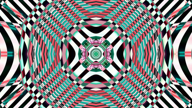 4K UHD 60fps Neon Tunnel VJ Loop Pink Cyan