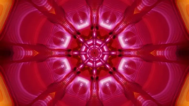 4k uhd 60fps neon tunnel magenta vj loop