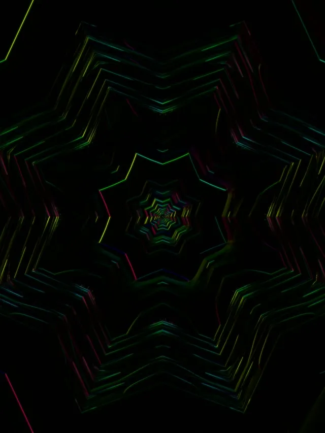 3:4 ipad portrait neon tunnel 60fps screensaver vj loop violet starburst