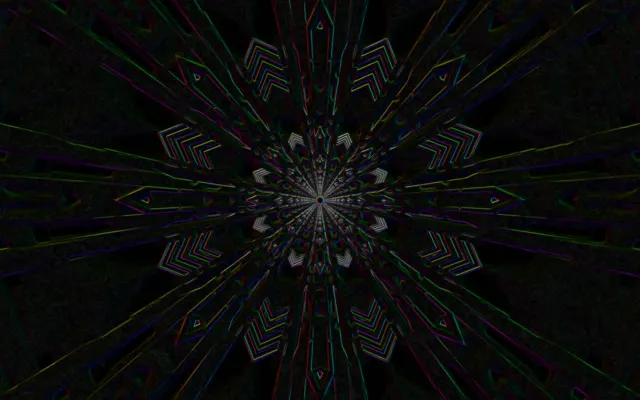 neon tunnel 16:10 macbook 60fps screensaver vj loop purple cyan geometric tunnel