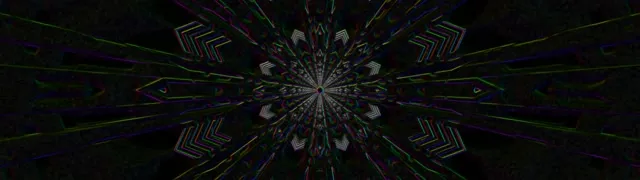 neon tunnel 32:9 super ultrawide 60fps screensaver vj loop multicolor geometric