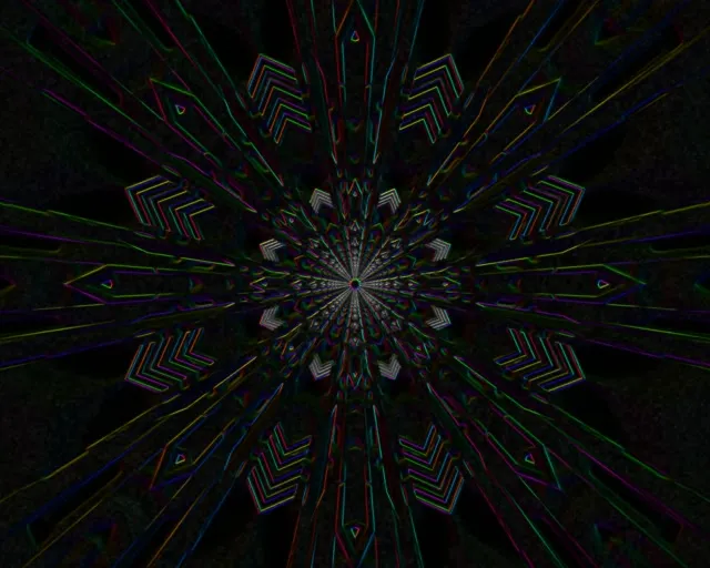 neon tunnel 5:4 industrial 60fps screensaver vj loop purple cyan geometric rays