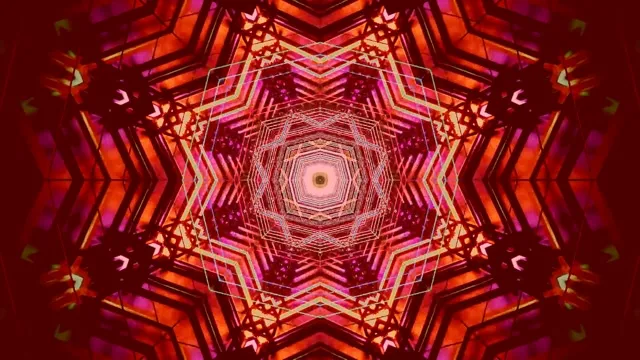 Red Neon Tunnel Screensaver 4K UHD 60fps VJ Loop PC Laptop