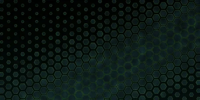 2:1 Univisium 60fps Screensaver Neon Tunnel VJ Loop Green Geometric Grid