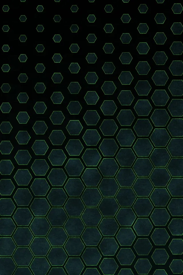 2:3 Photo Portrait 60fps Screensaver Neon Tunnel VJ Loop Green Honeycomb