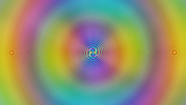 4K UHD 60FPS Hypnotic Magenta Cyan Spiral Screensaver VJ Loop
