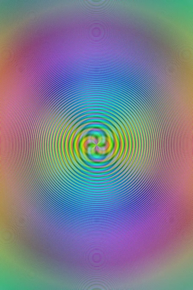 2:3 Photo Portrait | 60FPS Pulsing Magenta Chartreuse Kaleidoscope Screensaver VJ Loop