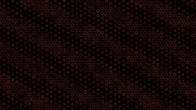 4K UHD 60fps Screensaver PC | Neon Tunnel VJ Loop Red Hexagons