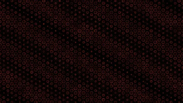 4K UHD 60fps Screensaver PC | Neon Tunnel VJ Loop Red Hexagons