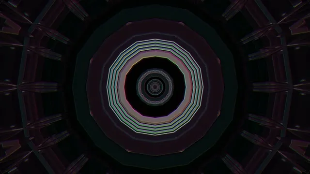 Neon Tunnel Screensaver 4K UHD 60fps VJ Loop Animation