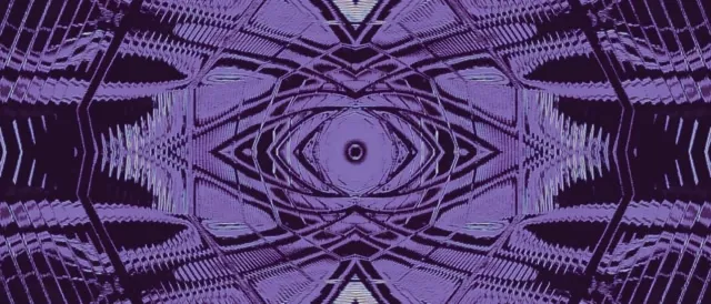 21:9 Ultrawide 60fps screensaver neon tunnel purple kaleidoscope vj loop