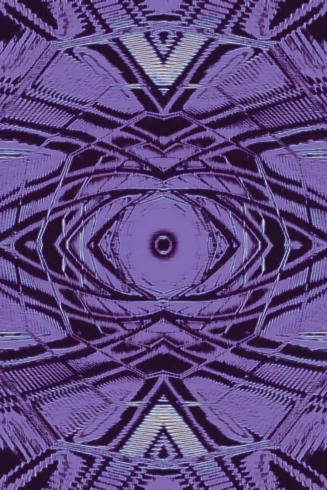 2:3 Photo Portrait 60fps screensaver neon tunnel purple kaleidoscope motion bg