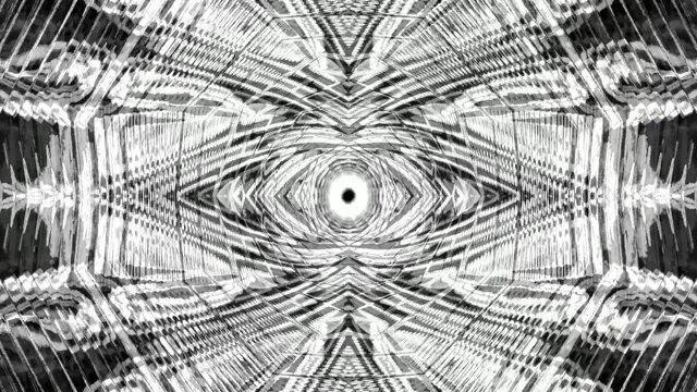 Geometric Eye Tunnel VJ Loop | Black & White Screensaver 4K 60fps