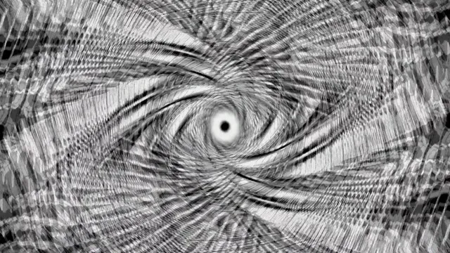 Hypnotic Spiral Vortex | 4K VJ Loop Screensaver | Black & White Tunnel