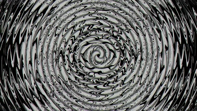 Mesmerizing Monochrome Swirl | Abstract VJ Loop 4K Screensaver
