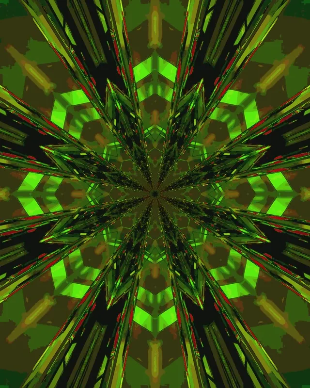 neon tunnel 4:5 instagram 60fps screensaver bright green motion background
