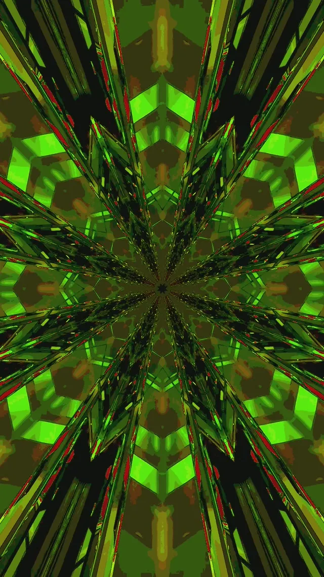neon tunnel 9:16 reels 60fps screensaver lime vortex motion background geometric