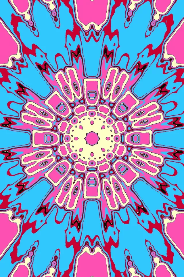 2:3 Photo Portrait neon tunnel 60fps screensaver vj loop magenta crystalline burst