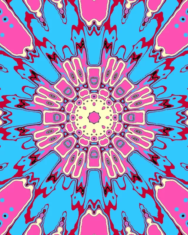 4:5 Instagram neon tunnel 60fps screensaver vj animation pink crystalline vortex