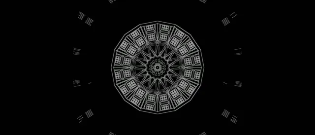 Neon Tunnel Kaleidoscope Mandala VJ Loop 21:9 Ultrawide 60fps Screensaver