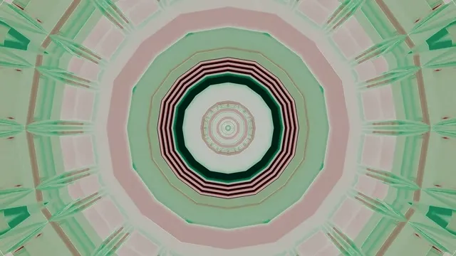 Red Green Neon Tunnel Screensaver 4k UHD 60fps VJ Loop