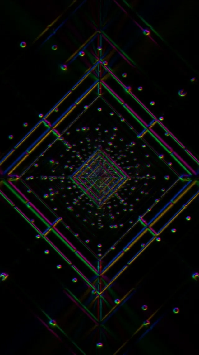 neon tunnel 9:16 reels 60fps screensaver vj loop purple spiral vortex