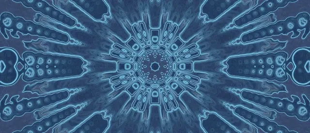 neon tunnel 21:9 ultrawide 60fps screensaver cyan star vj animation