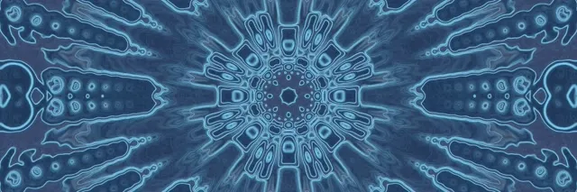 neon tunnel 3:1 triple wide 60fps screensaver symmetrical vj loop burst