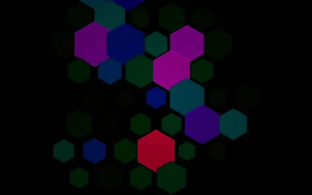 16:10 MacBook | 60fps Neon Hex Screensaver | Motion Background