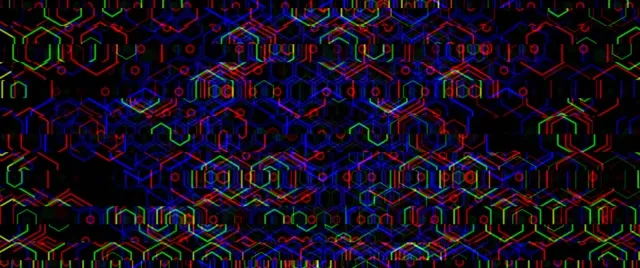 2.39:1 Cinemascope | 60fps Neon Hexagon Screensaver VJ Loop