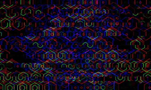 5:3 Wide | 60fps Neon Hexagon Screensaver Live Wallpaper